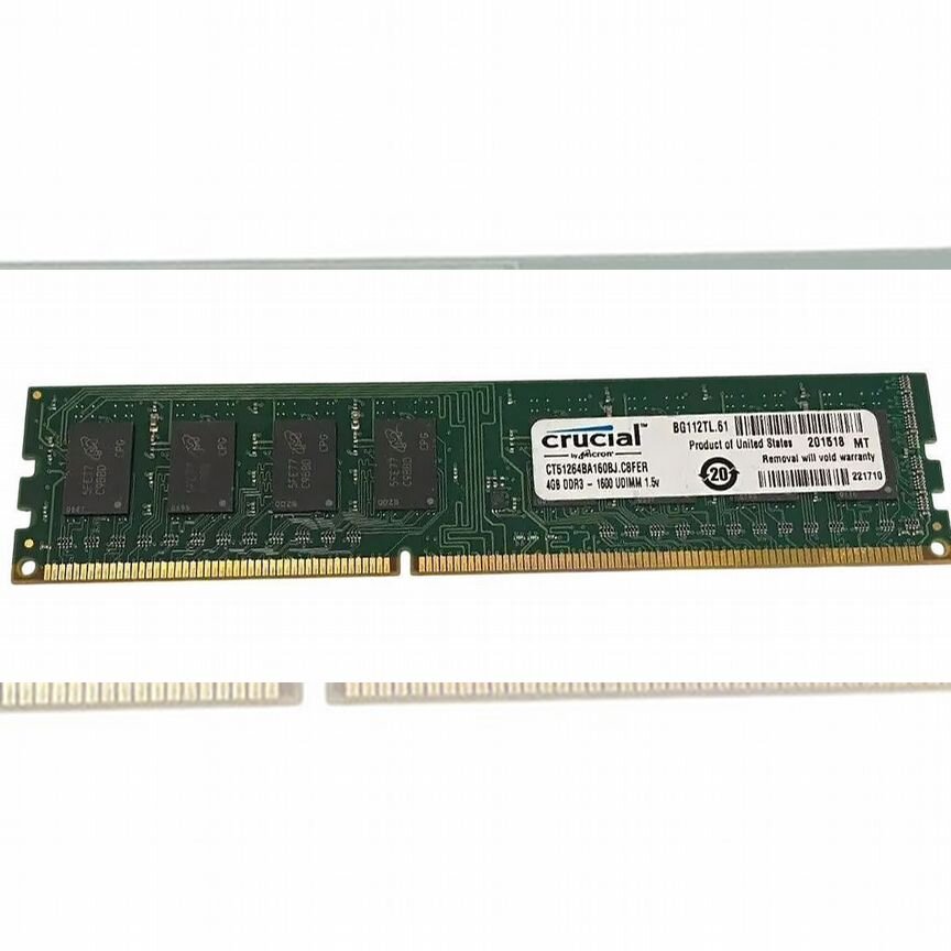 [CT51264BA160BJ.C8FER] Оперативная Память Crucial Ct51264ba160bj.c8fer