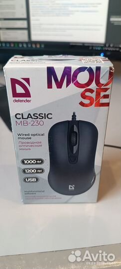 Мышь - Defender Classic MB-230
