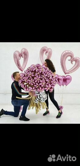 Цветы с шарика