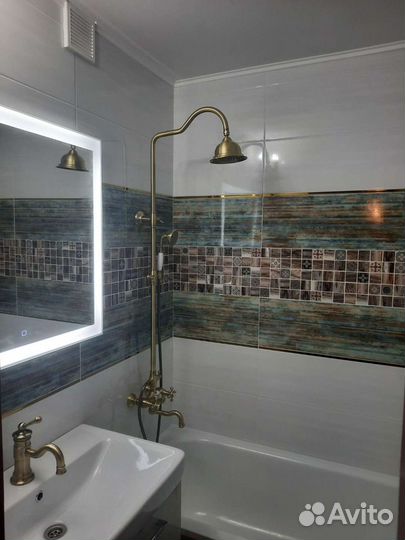 Укладка плитки.Ремонт ванной комнаты и туалета