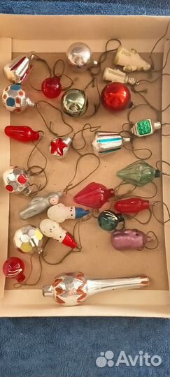 Елочные игрушки СССР малютка