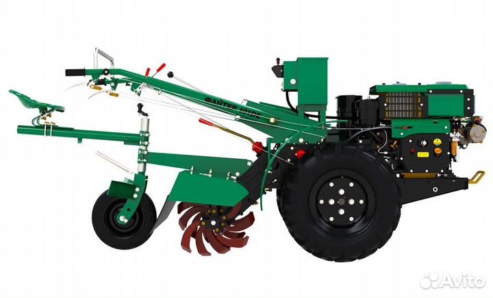 Мотоблок Файтер 101DE + почвофреза и сиденье