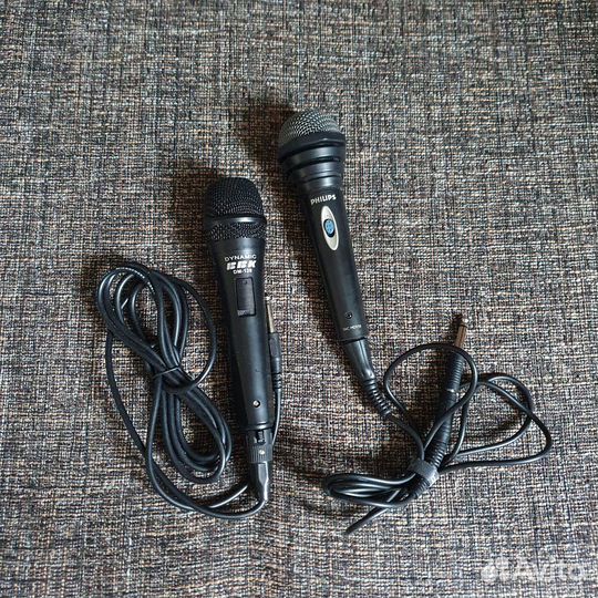 Микрофоны: BBK DM-120 + Philips sbc md 110