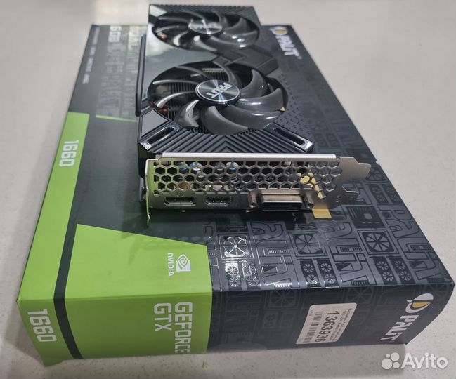 Palit GTX 1660 dual 6Gb (на Гарантии днс)