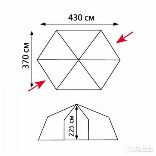 Тент-шатер mosquito TLT-033.04 Tramp