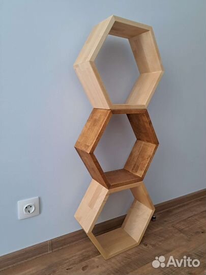 Полка насенная деревянная