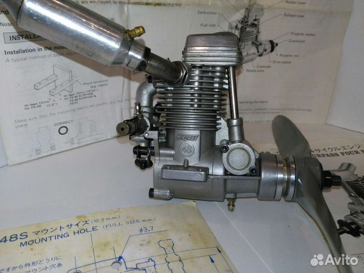 Авиамодельный мотор OS MAX FS-48S