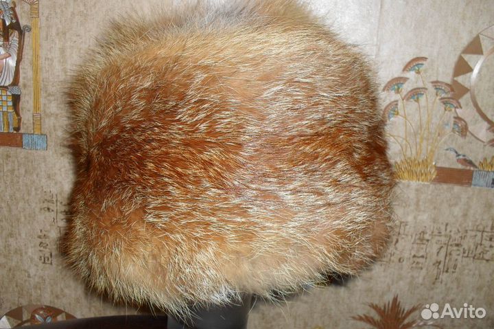 Шапка из меха лисы