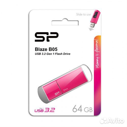 Flash Usb 3.0 Silicon Power Blaze B05 на 64GB
