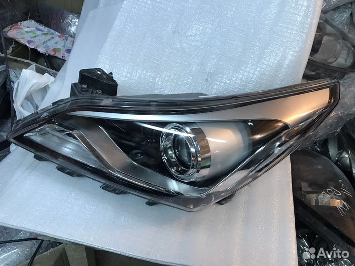 Фара левая Хендай Солярис рестайл линза