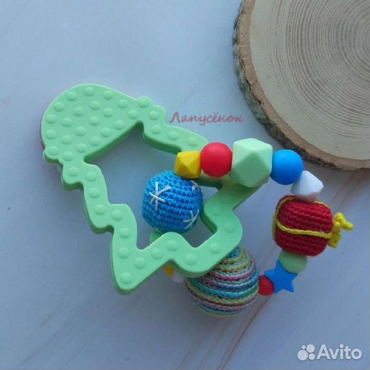 Грызунок прорезыватель погремушка новый