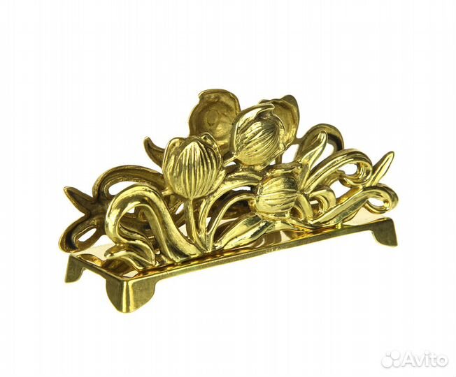 Салфетница из латуни