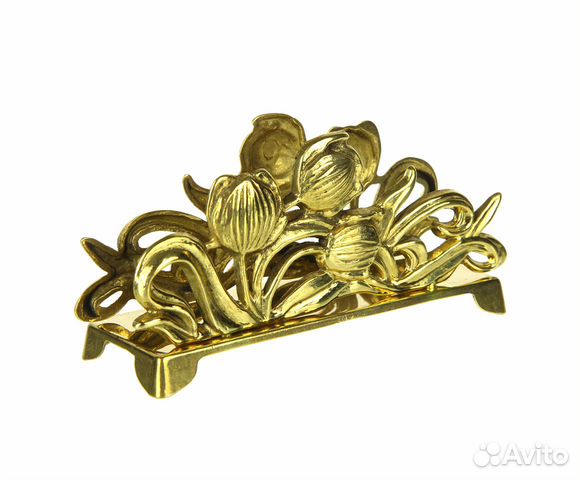 Салфетница из латуни