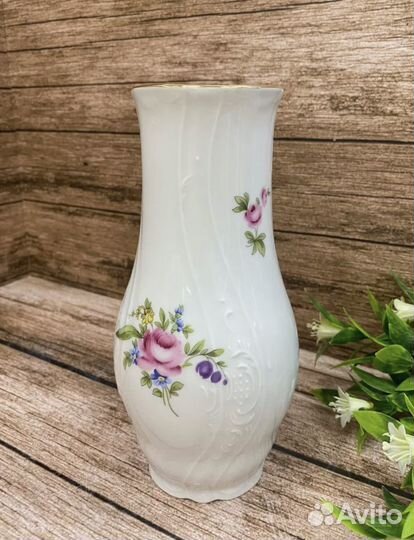 Ваза Bernadotte Мейсенский букет