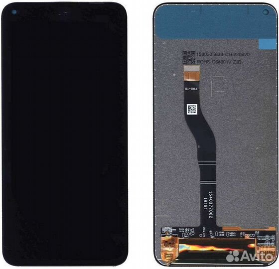 Дисплей для Huawei Honor View 20 Черный - Оптима