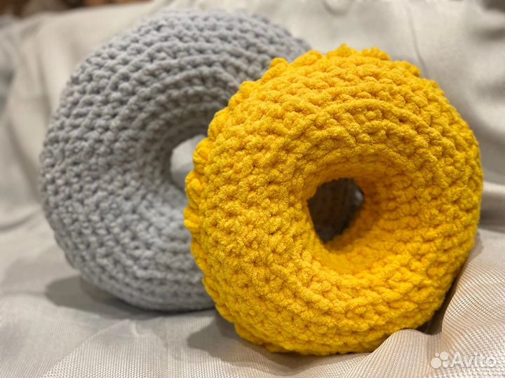 Подушка пончик детская, взрослая