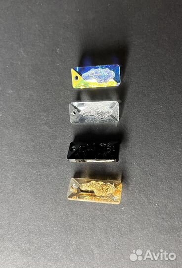 Прямоугольные кристаллы подвески swarovski 26мм