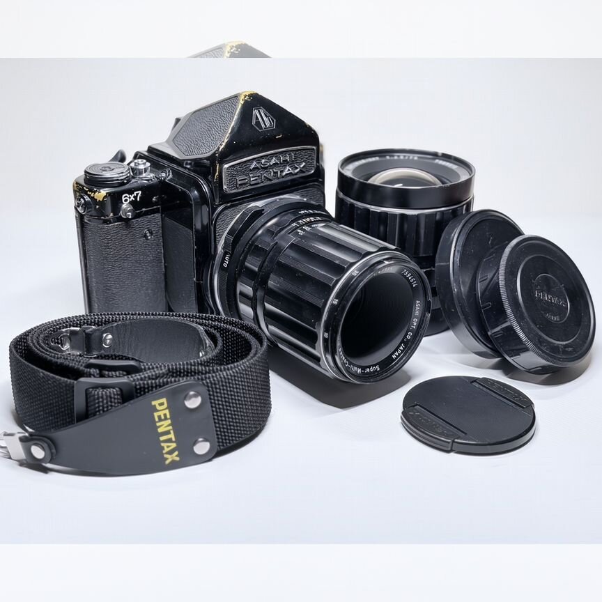 Asahi Pentax X67 PENTAX67 PENTAX6×7 ウッドグリップ 木製 67用 木製