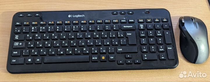 Беспроводная клавиатура и мышь logitech k360