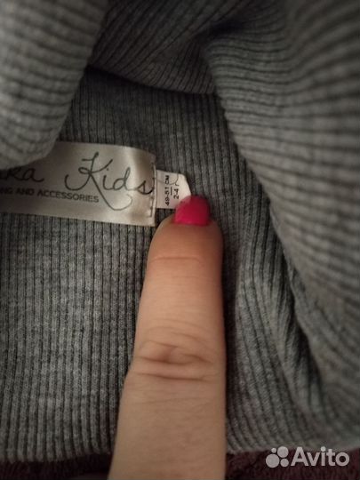 Шапка и снуд детский