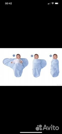 Кокон (4 пелёнки на липучках+2 спальных мешка)