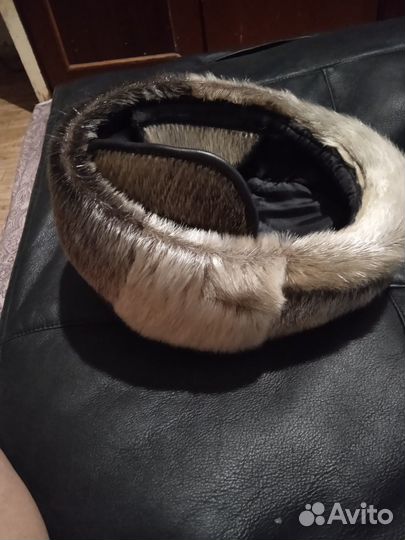 Шапка ушанка мужская меховая