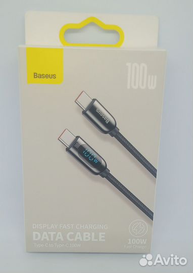 Baseus USB кабель type-c с дисплеем 100w