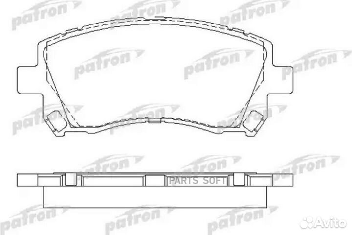 Patron PBP1327 Колодки тормозные дисковые