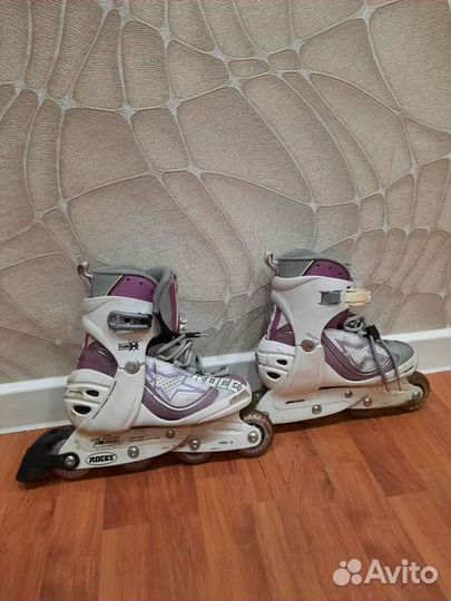 Роликовые коньки детские раздвижные