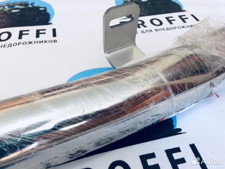 Защита заднего бампера d-76 Toyota LC Prado 120