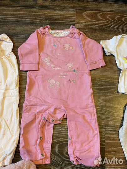 Пакет вещей на девочку 6-12 мес