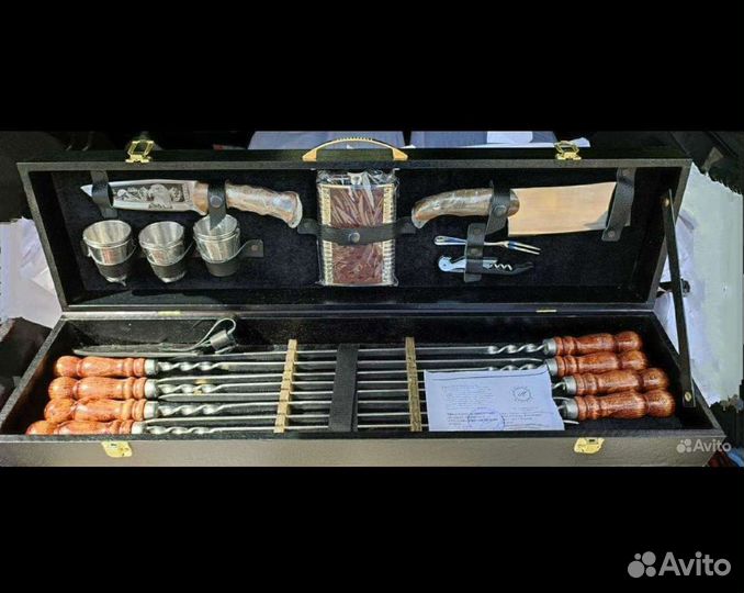 Набор шампуров в Кейсе Кизляр