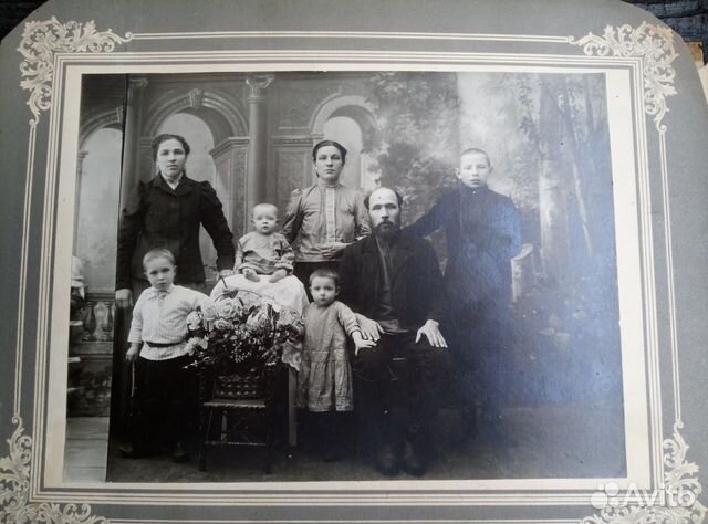 Групповое, винтажное фото