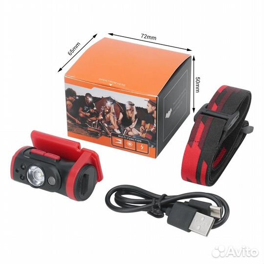 Налобный фонарь daining M10 с сенсорным включением