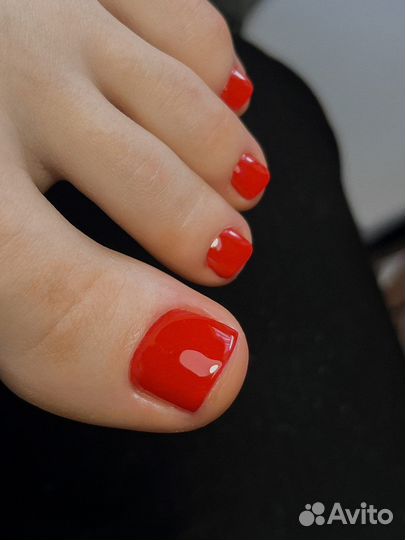 Smart педикюр с покрытием гель-лак