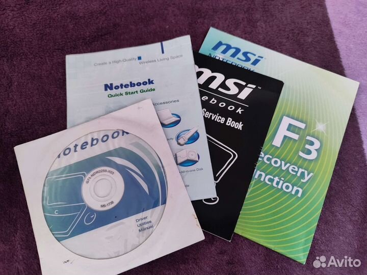 Ноутбук msi на запчасти