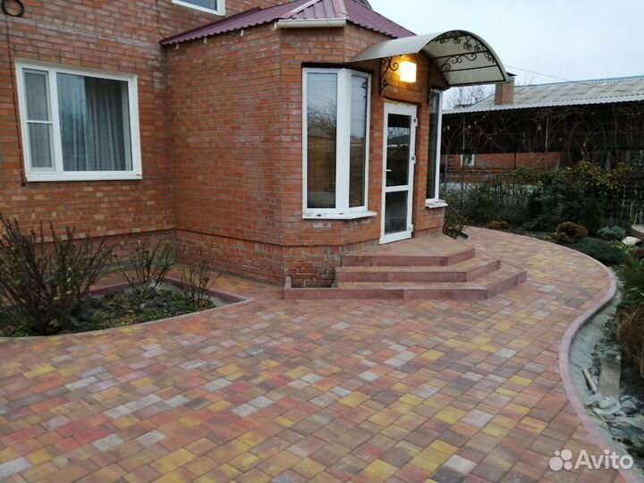 Тротуарная плитка, Асфальтирование, Рулонный газон