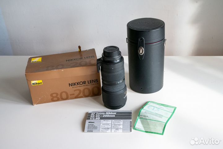 Nikon 80-200mm f/2.8D ED AF Zoom-Nikkor mkiii+кофр
