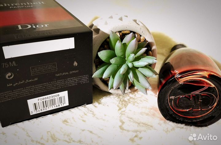 Dior Fahrenheit мужская туалетная вода 75 мл