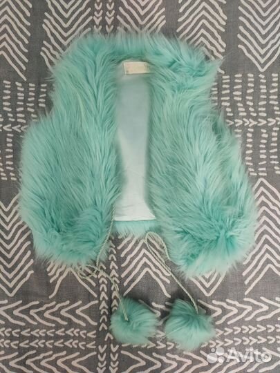 Меховой жилет Perletti для девочки