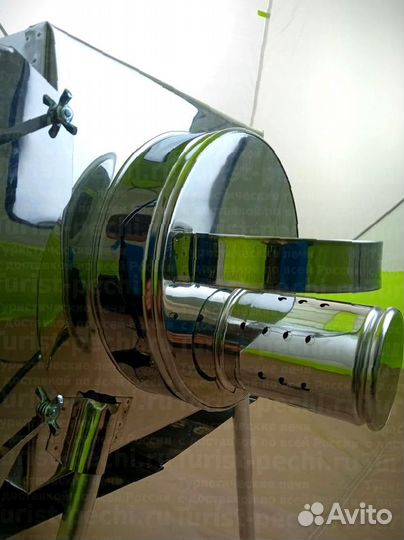 Печь походная Средняя на 30 л. c 3Д экранами