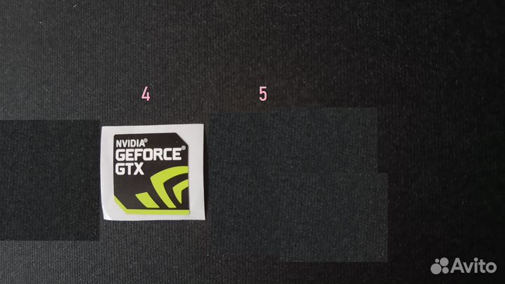 Наклейки стикер AMD Nvidia RTX GTX Radeon