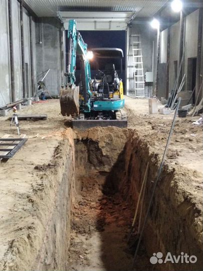 Копка мини-экскаватором