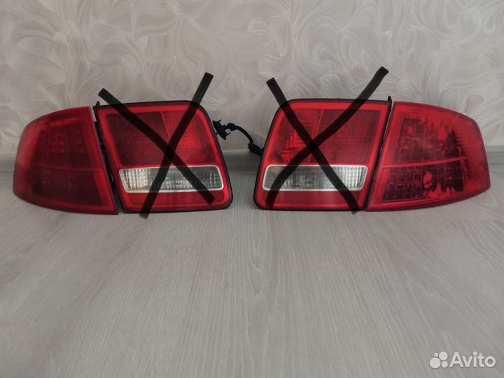 Задние фонари audi a8 d3 левый и правый