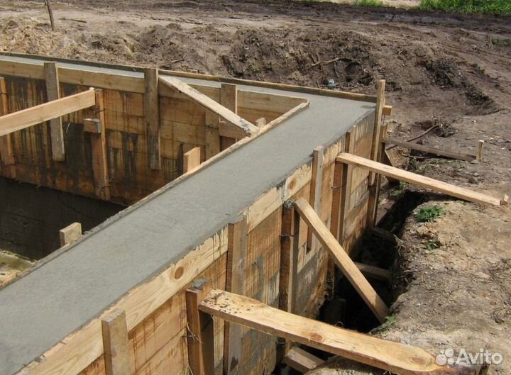 Строительство Домов/Фундаменты/Кровля/Замена Пола