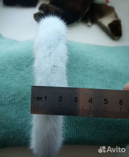 Норковый ободок для примера