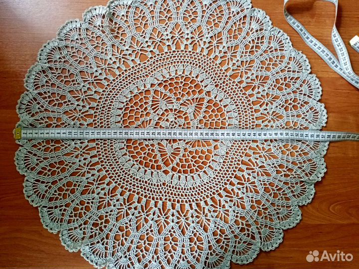 Ажурная салфетка d-60см