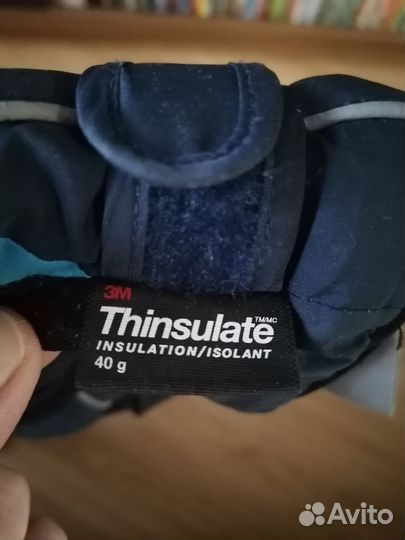 Перчатки детские тёплые 98-104