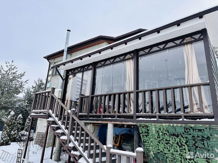 Мягкие окна на террасу