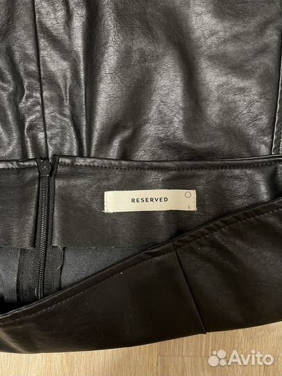 Кожаная(зам)юбка Reserved